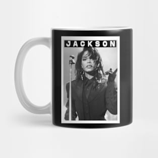 Janet 80s Aesthetic Retro Fan Design Mug